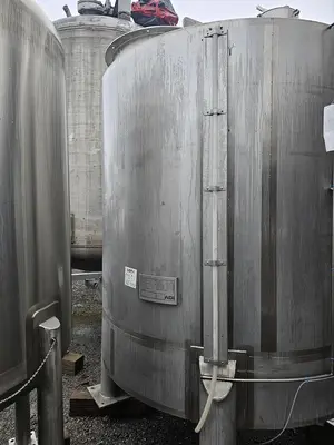 Used ADI Laval 1100 Gallon Tank, 304 Stainless Steel