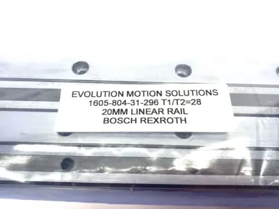 New | in-Stock BOSCH REXROTH GUIDE RAIL SECTION 296MM KSA-020-SNS-N-MA-AK Linear Guides Michigan US | Maverick Industrial Sales #1091961
