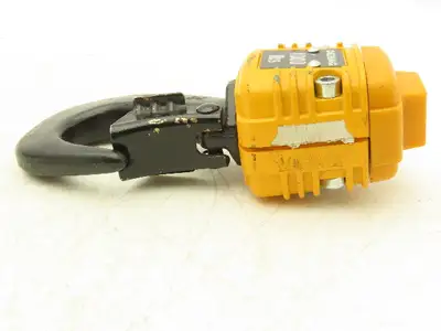 Demag 1/2 Ton 1000Lb Hoist Lower Hook Load Block Single Chain V-3 Swivel Hook