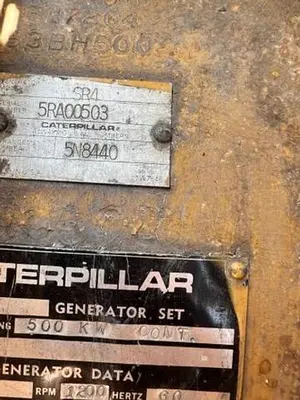 USED CATERPILLAR G398  500KW