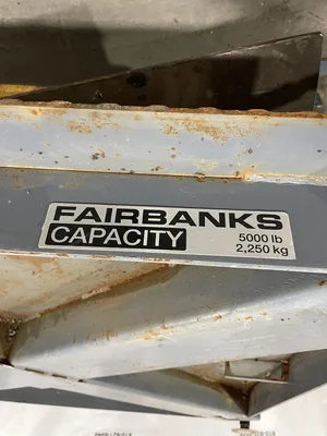 FAIRBANKS FFX 48” x 48” Floor Scale 5000lbs (no readout)