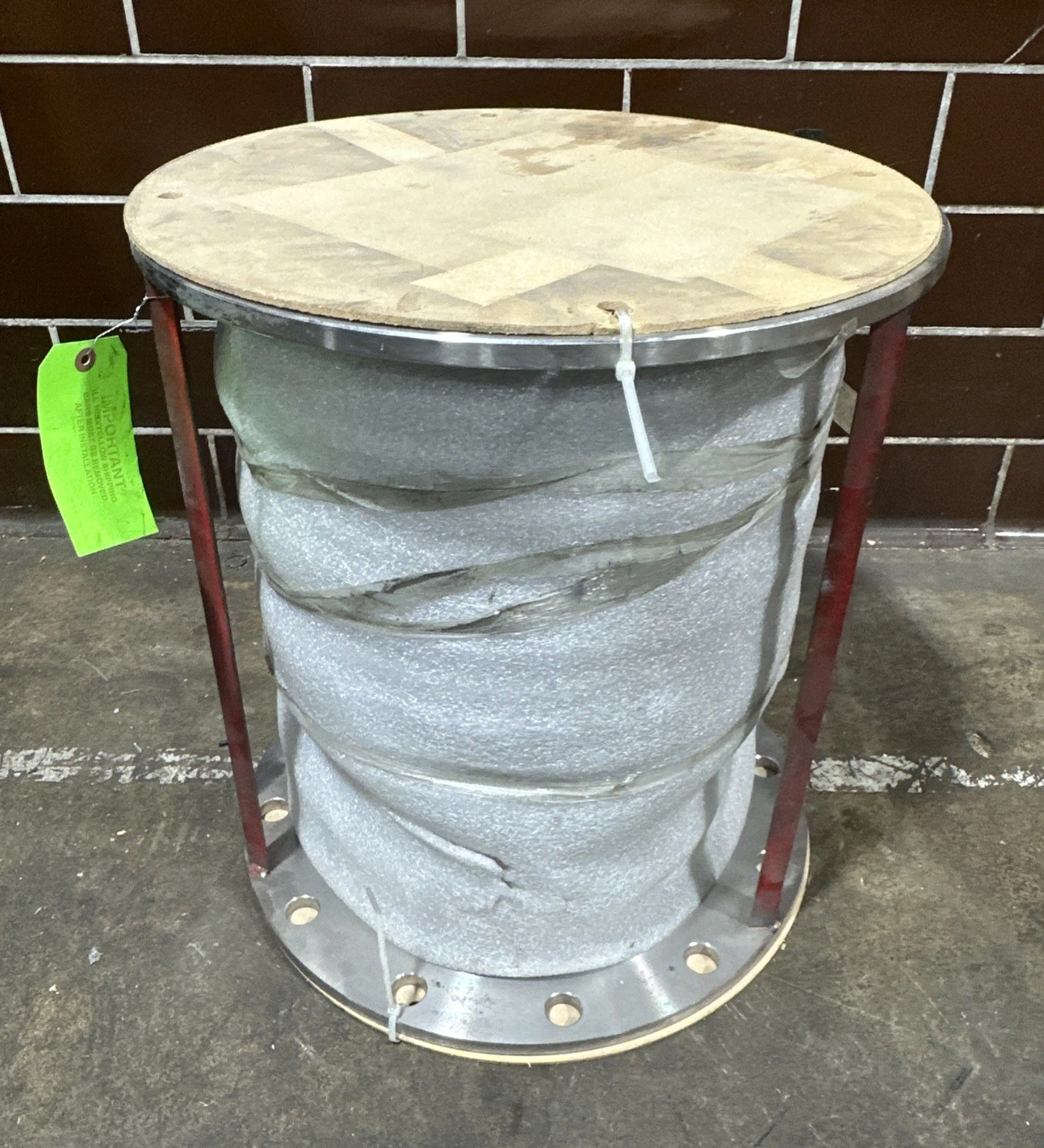 Stainless Steel Bellows Expansion Joint 19” OD x 13” ID x 20.5” Total Length