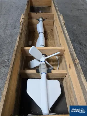 NEW Pfaudler 300 Gal Pfaudler Glass Lined Agitator Shaft