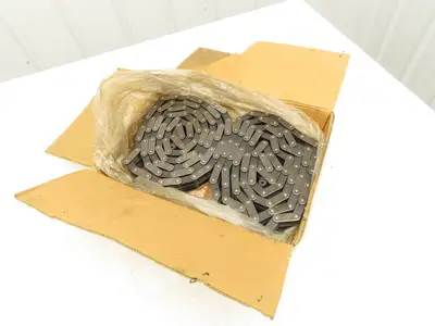 RF2060-2 Double Strand Roller Chain 1-1/2" Double Pitch 10' Length Lot of 2