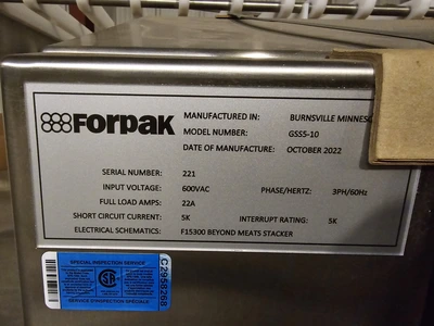 USED 2022 Forpack GS55-10