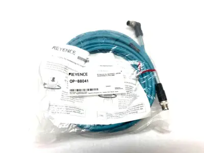NEW KEYENCE RIGHT ANGLE MONITOR CABLE, NFPA79 COMPLIANT, 10M