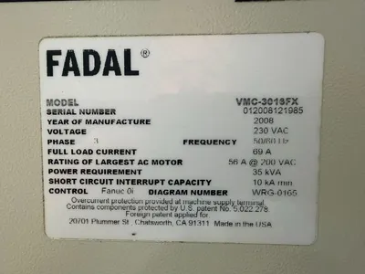 2008 MAG FADAL VMC-3016FX Vertical Milling Center | Levy Recovery Group (12)