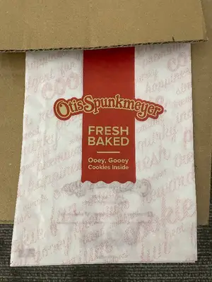 Damroos Steam Table Pan Liners & Otis Spunkmeyer Box of 1,000 Paper Cookie Bags