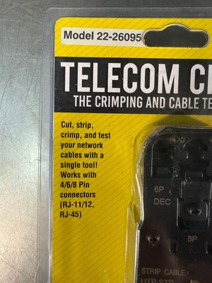 Duratool Telecom Crimper 22-26095 (7.4.2)