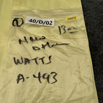New | in-Stock Watts A-493 Misc Industrial Equipment | Davliegogo LLC #1709227