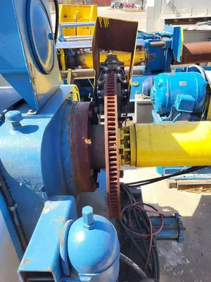 10,000 LB X 42” B&K MOTORIZED UNCOILER COIL REEL : STOCK #22955