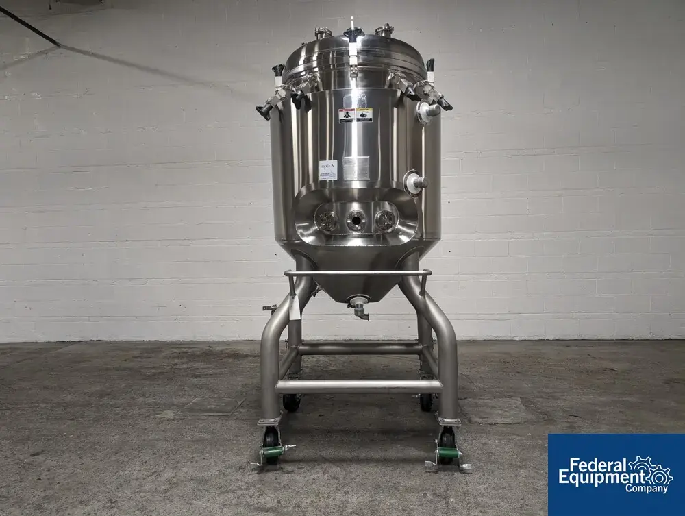 USED A&M Process 500 Liter A&B Process Receiver Tank, 316 S/S, 44/150#