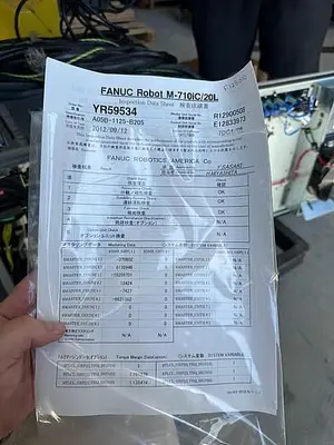 Used FANUC M-710IC/20L 6 AXIS ROBOT LIKE NEW! PAYLOAD 20KG X REACH 3,110 MM R-30IB CONTROLLER Load/Unload Systems | Harbor Machinery Inc. #1283381