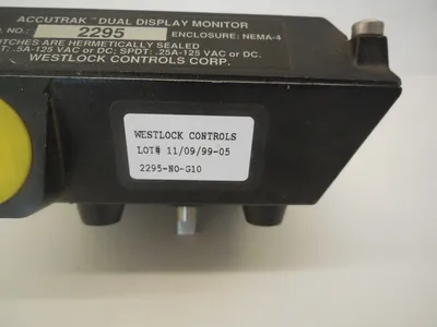 WESTLOCK CONTROLS 2295-N0-G10 DISPLAY MONITOR 2295N0G10