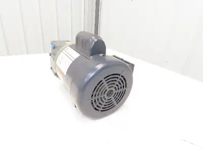 US Motors T34C2JCR Gearmotor .75Hp 115/230V 1PH 60:1 Reducer 29rpm F718-60-B5-6