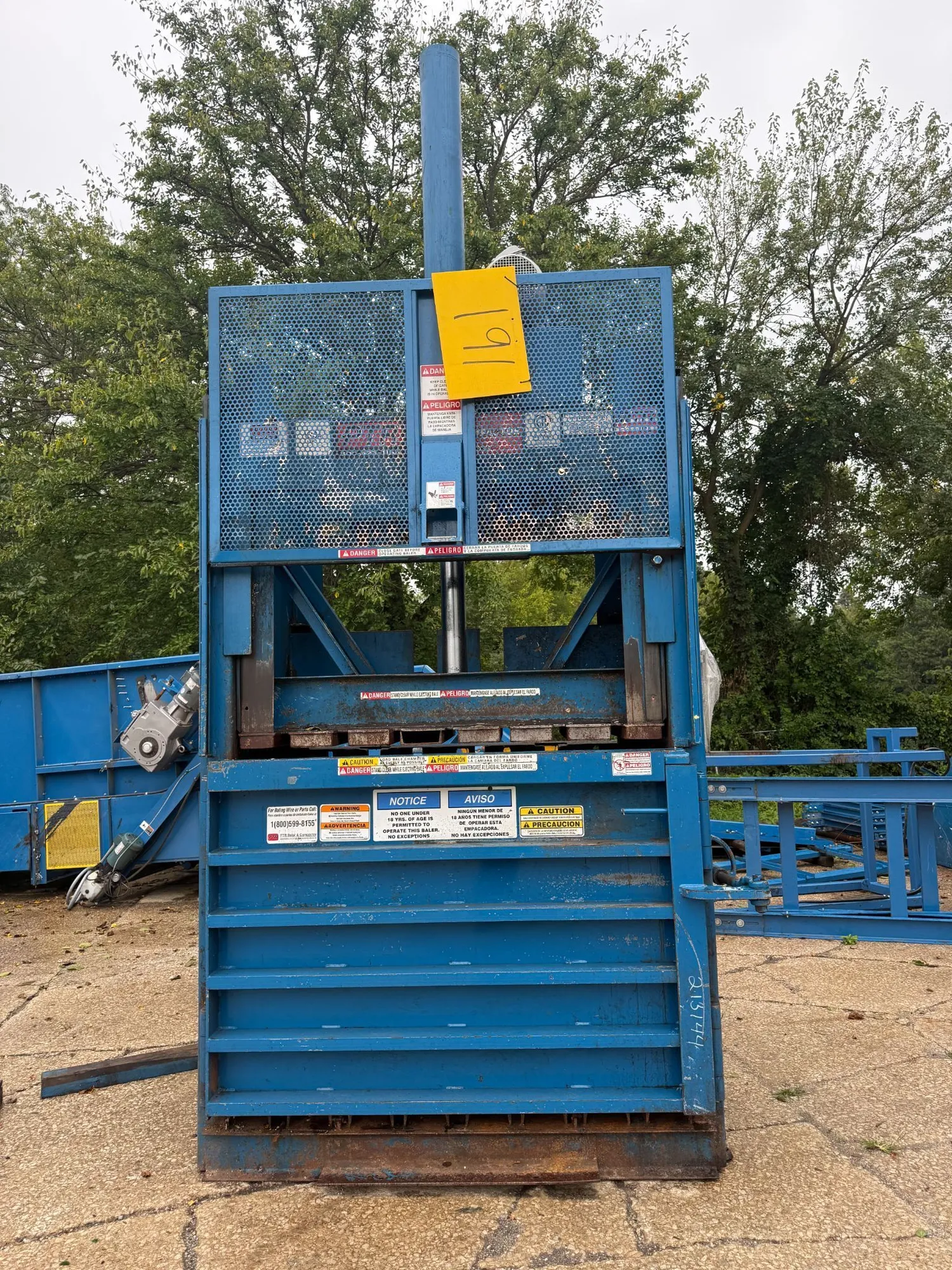 USED PTR BALER AND COMPACTOR CO 2300HD
