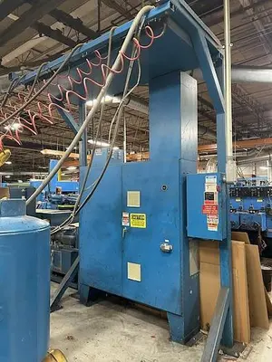 66" x 110" Mckinley 2 color Rotary Die Cutter