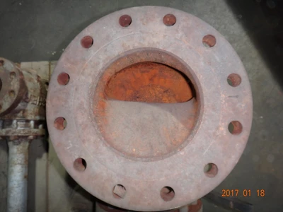 Fisher 8" x 6" 300 Rating, WCB Steel Flanged Control Valve