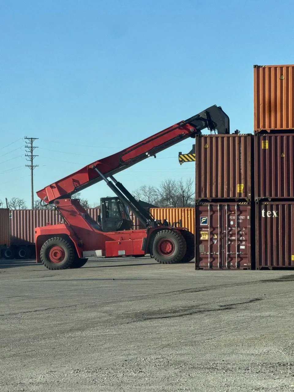Used 2015 HYSTER RS46-36CH Reach Stackers & Container Handlers Texas US | Forklift Exchange #1274431