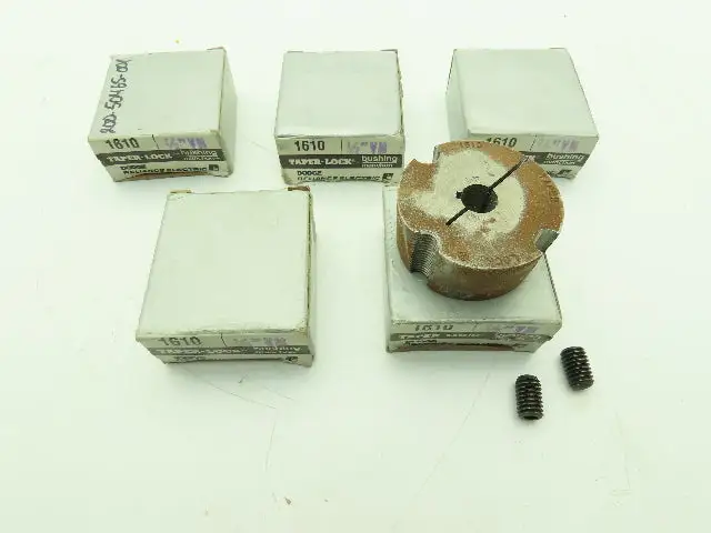 Dodge Reliance Electric 1610 Taper Lock Bushing 1/2" Bore  Lot of 5
