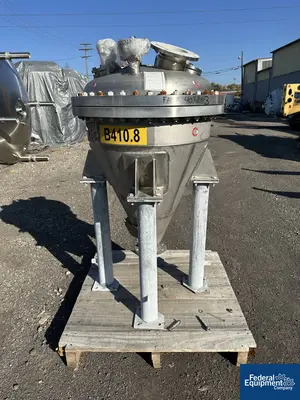 USED Zeppelin Systems 90 gal Zeppelin Receiver Tank, 304 S/S, 3 Bar