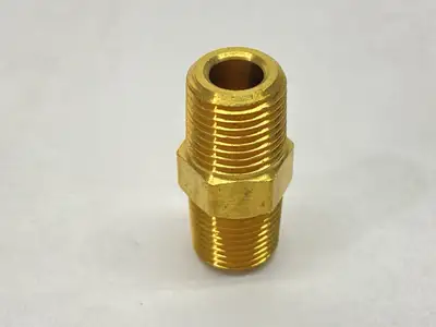 New | in-Stock Midland Industries Hex Nipple 1/8" Male NPTF x 1/8" Male NPTF LOT OF 22 Parts (Hydraulics and Pneumatics) Michigan US | Maverick Industrial Sales #1391087