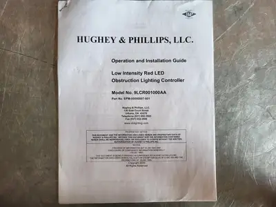 NEW HUGHEY & PHILLIPS 9LCR001000AA-001