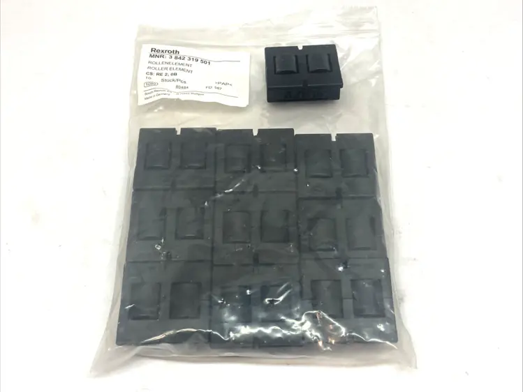 New | in-Stock BOSCH REXROTH ROLLER ELEMENT RE 45 FLAT BLACK Conveyor Parts Michigan US | Maverick Industrial Sales #1091650