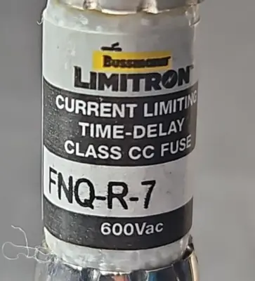 Bussmann FNQ-R-7 fuse 600Vac. Loc4A27