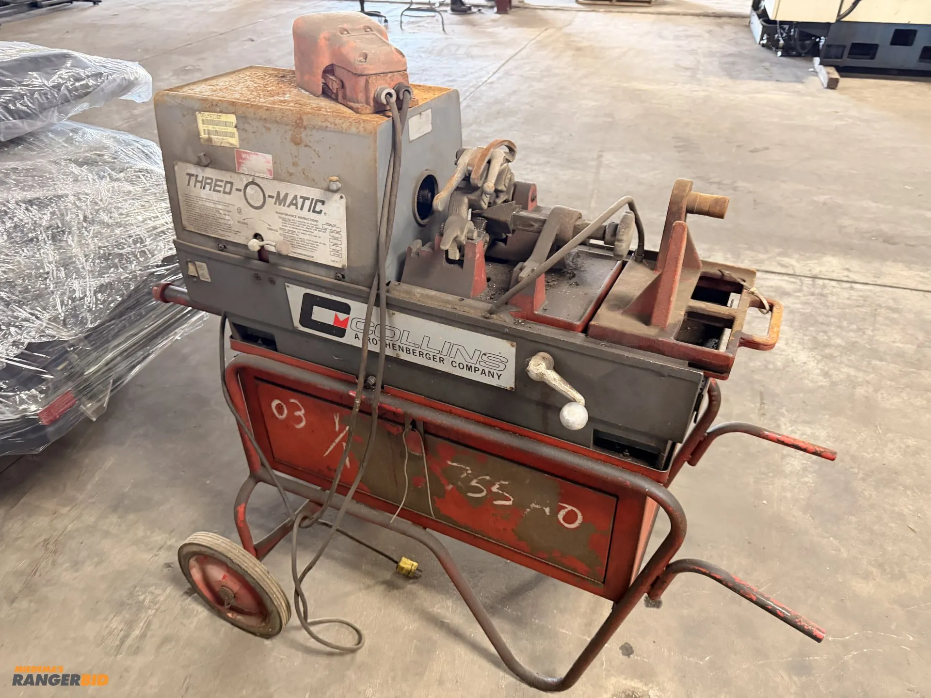 Used COLLINS THRED-O-MATIC Pipe Threaders Michigan US | Miedema Asset Management Group #1410879