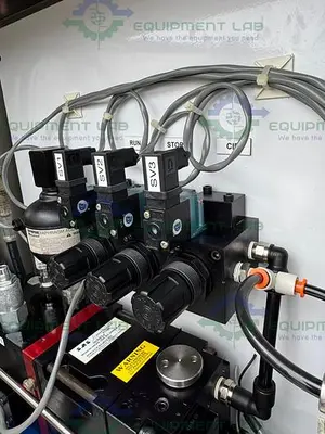 USED INTERFACE DEVICES H030/30 INTENSIFIER PUMP W/ MILLIPORE 20"X 9" X 24" ENCLOSURE
