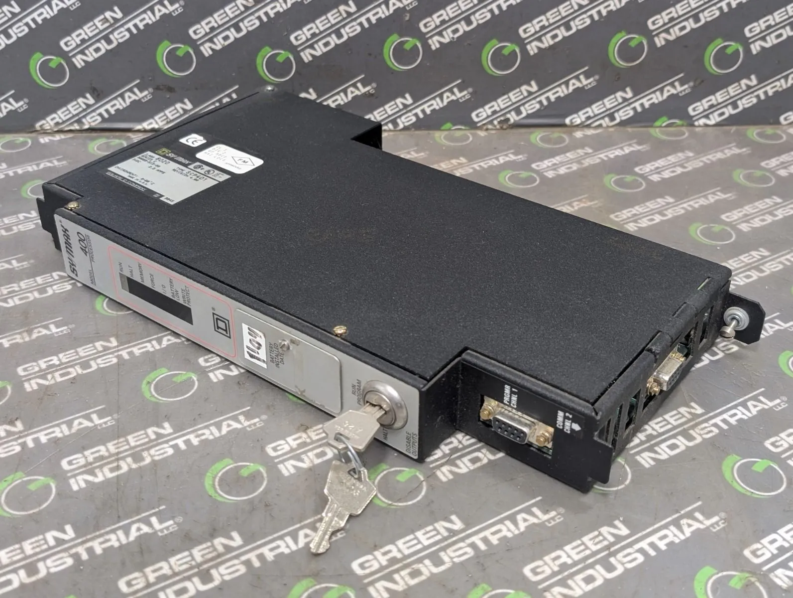 Square D 8020 SCP401 SY/MAX Model 400 Processor Module Series E Used