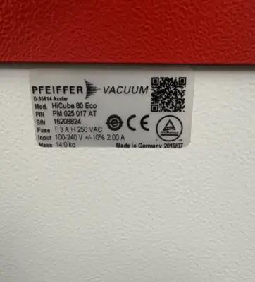 Item# VF477 “Pfeiffer Vacuum” RGA Unit