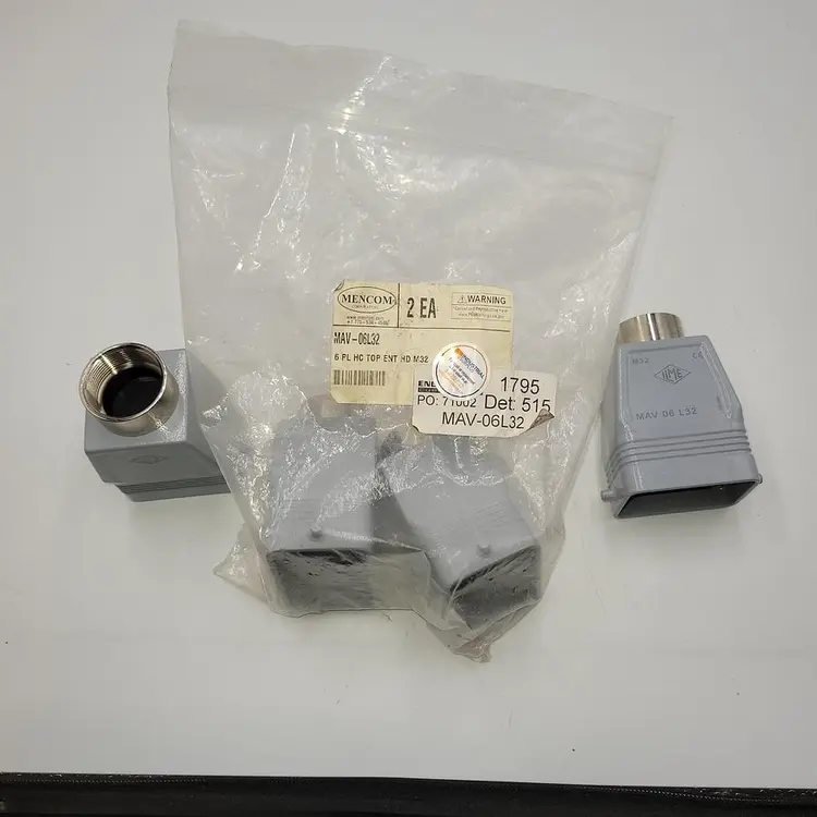 New | in-Stock MENCOM MENCOM PT. # MAV-06L32-ILME-RECTANGULAR CONNECTORS  *NEW* Connector Accessories | ND Industrial Surplus #1219588