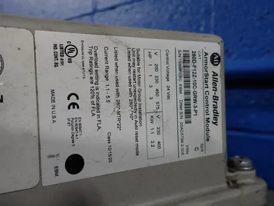 Used ALLENBRADLEY 280DF12Z10CGRW3PI AC Drive Control Module Ohio US | HGR 24 #885608