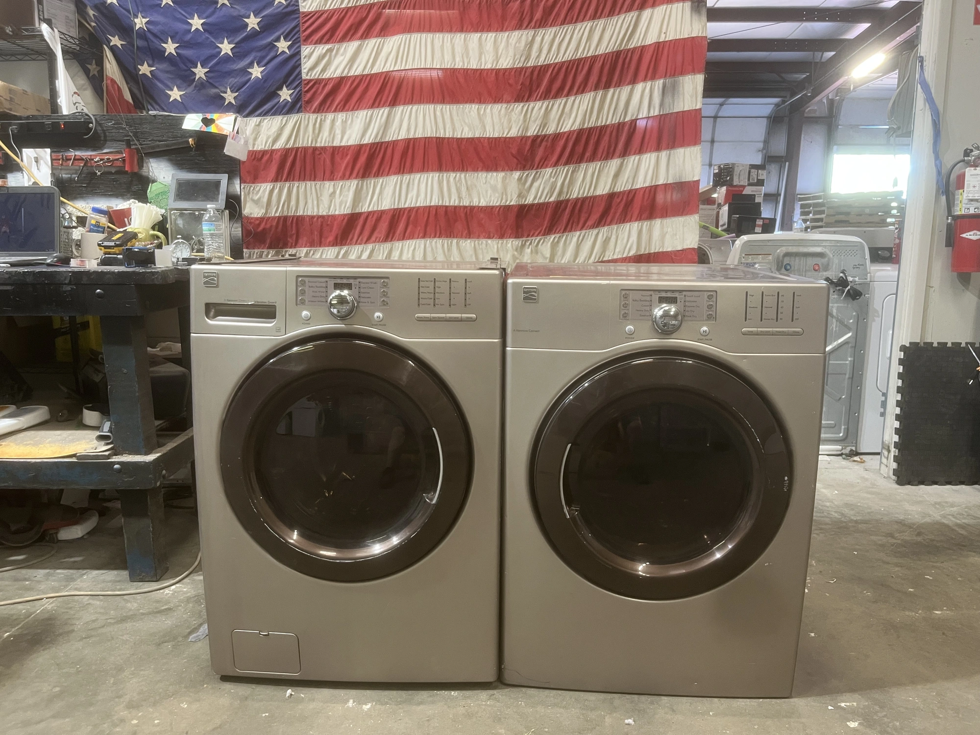 Used KENMORE FRONT LOAD SET Washers Michigan US | Miedema Asset Management Group #1392202