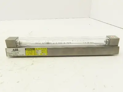 ABB 10A6132AB2B1X 5" Flow Meter 250PSIG 50 SCFH 1/4" NPT 1/4-25-G5