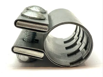 USED METFLO 2 BOLT COMPRESSION COUPLING 1.5" OD 4" LENGTH LOT OF 3