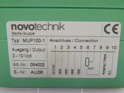 Used NOVOTECHNIK _UNKNOWN_ Programmable Logic Controllers | OCO Industrial #1649784