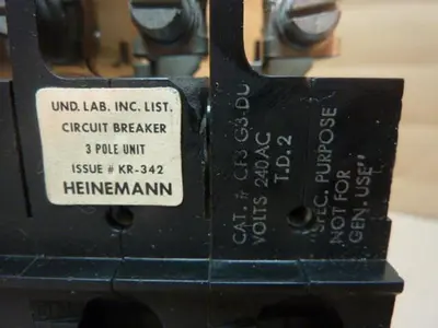 NEW HEINEMANN CF3-G3-DU