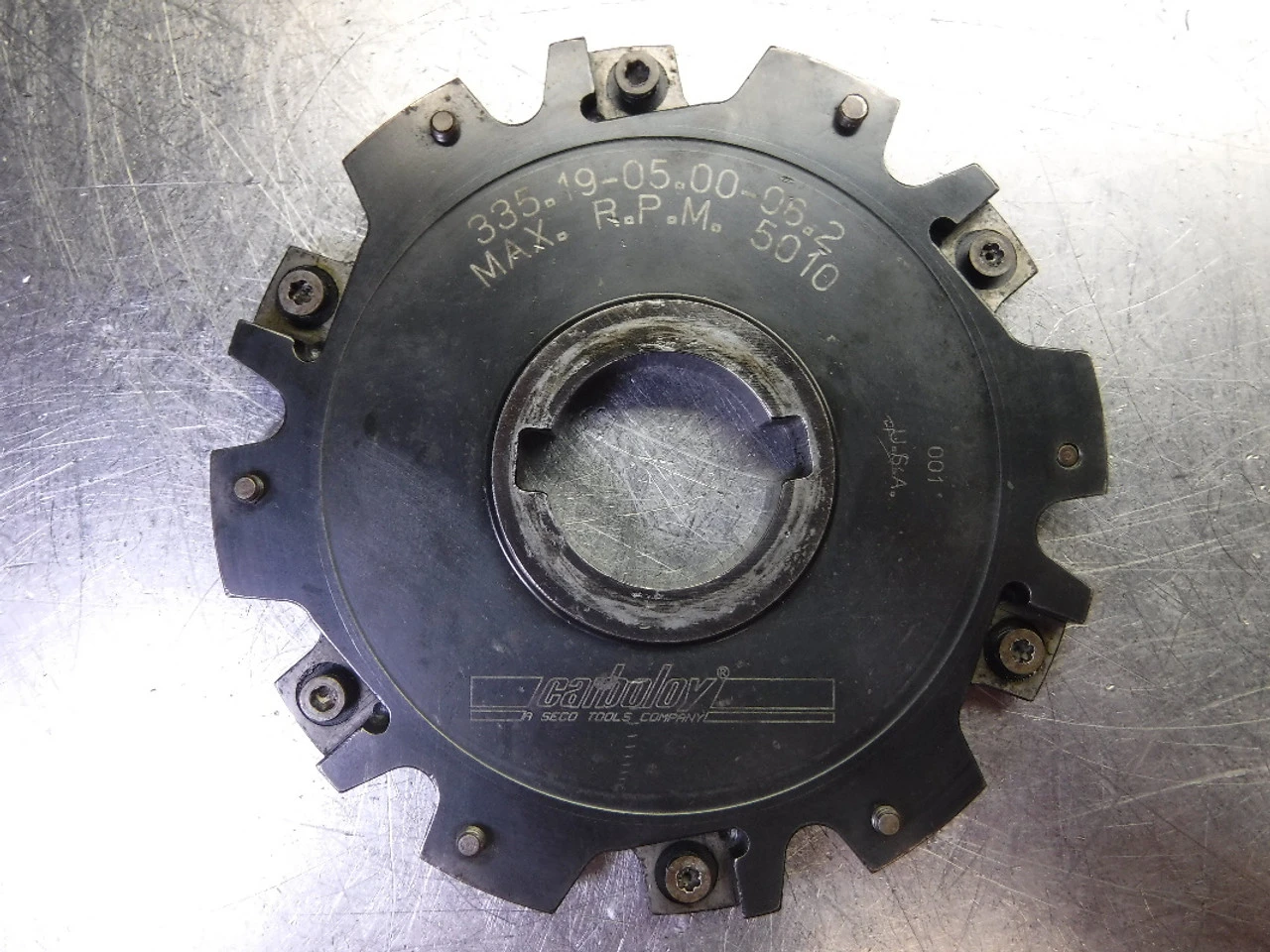 SECO 5" Indexable Slot Milling Cutter 1.25" Arbor 335.19-05.00-06.2 (LOC1973A)