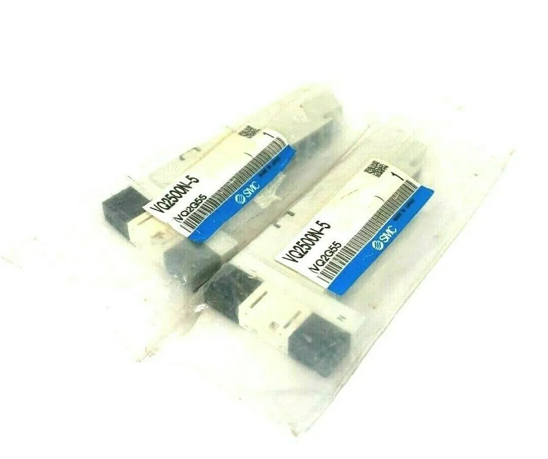 2 NEW SMC VQ2500N-5 SOLENOID VALVES VQ2500N5