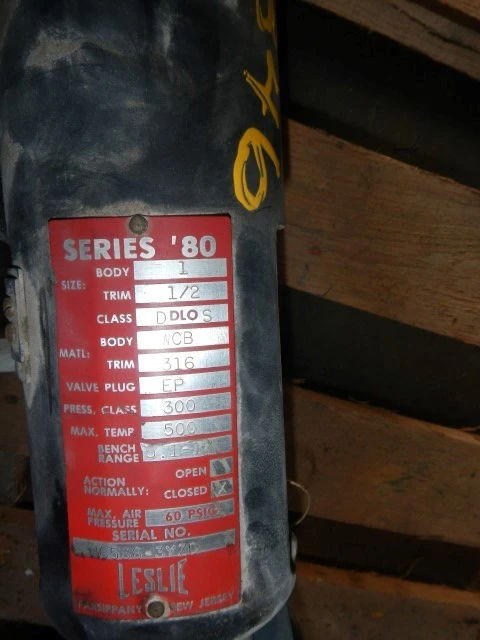 Used LESLIE 72P315 Valves/Fittings Alabama US | Transamerican Equipment Company #713964