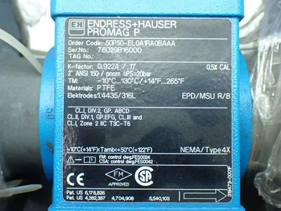 USED ENDRESS+HAUSER 50P50EL0A1RA0BAAA