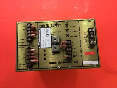 ACDC ELECTRONICS RT301-2 POWER SUPPLY 115 VAC 660 VA MODEL 50/60 HZ 4E-11
