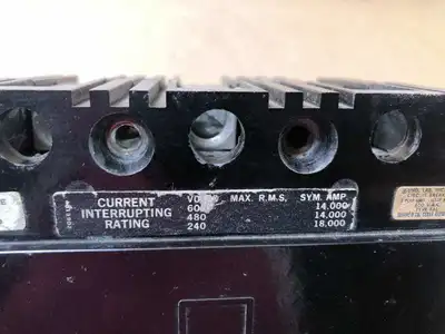 Square D HM-22 50A 3 Pole Molded Case Circuit Breaker 600V