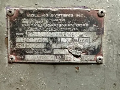 Polymer Model # 2040 Granulator 150 HP