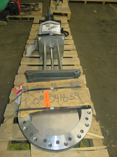 Wey model VS size 18" High Performance Knife Gate Valve , Unused Spare Room