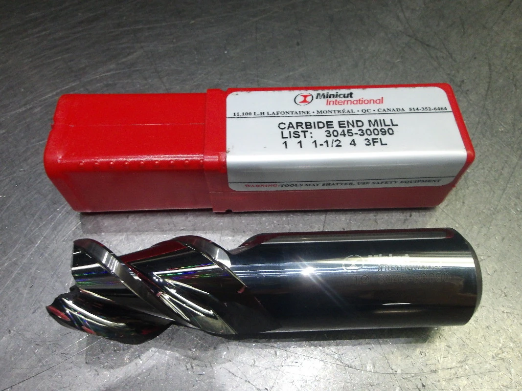 Minicut/YG-1 ALU-Power 1" 3 Flute Carbide SQ Endmill 3045-30090 (LOC66)