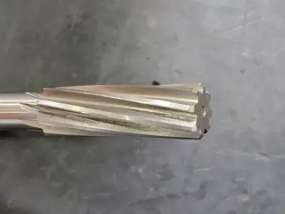 11/16in. x 10-1/2in. Right-Spiral Chucking Reamer, 0.6875in. Dia. Str. Shank